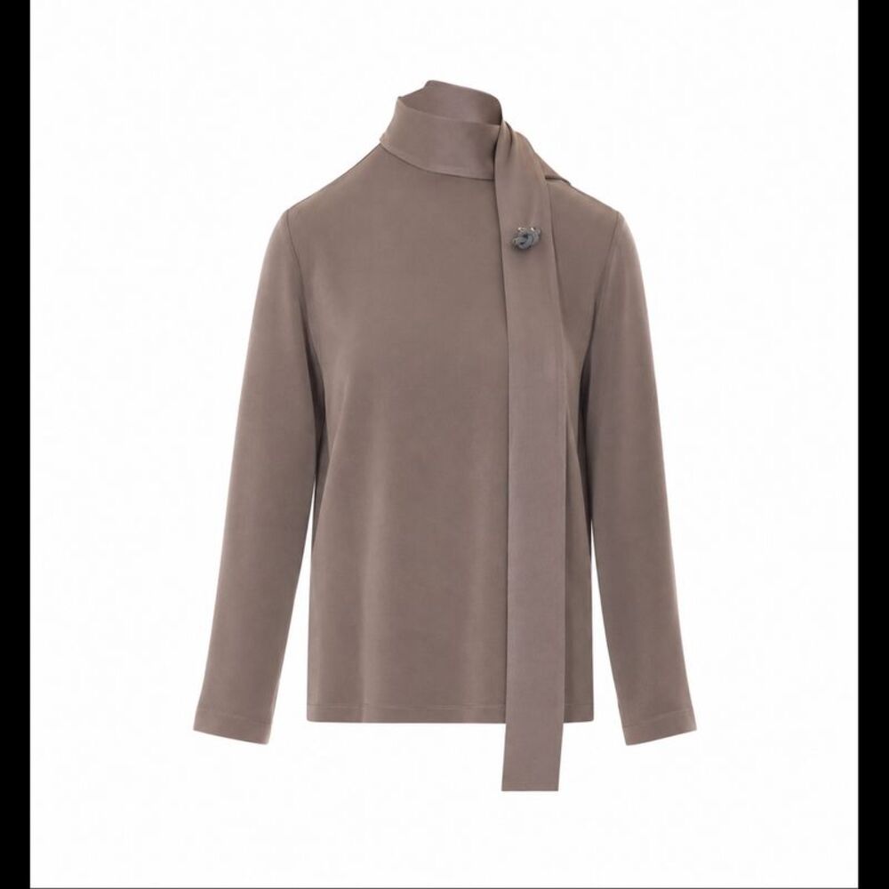 Fabiana Filippi Women Top In Enver Satin